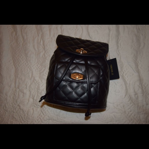 forever 21 quilted backpack